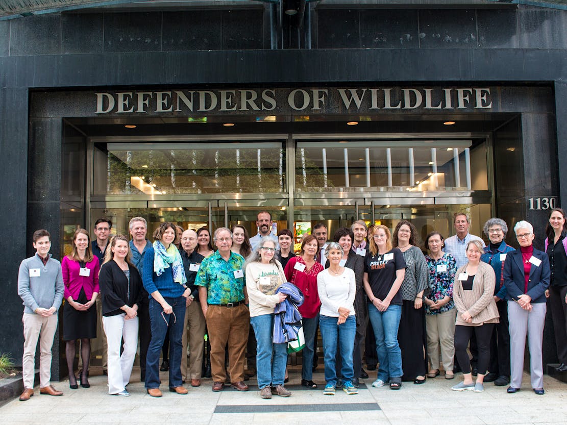 Lobby Day in front of Headquarters