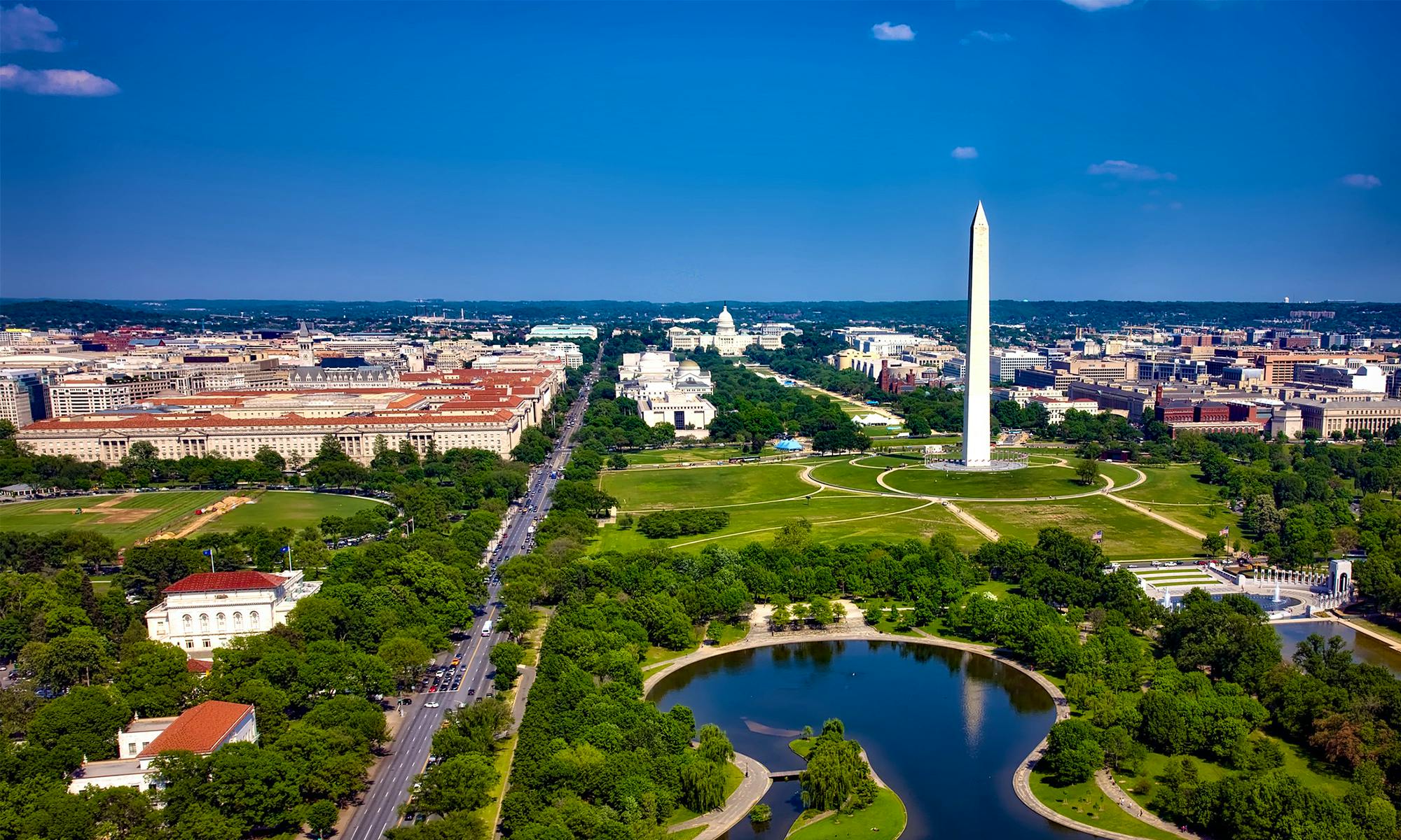 Washington DC from above